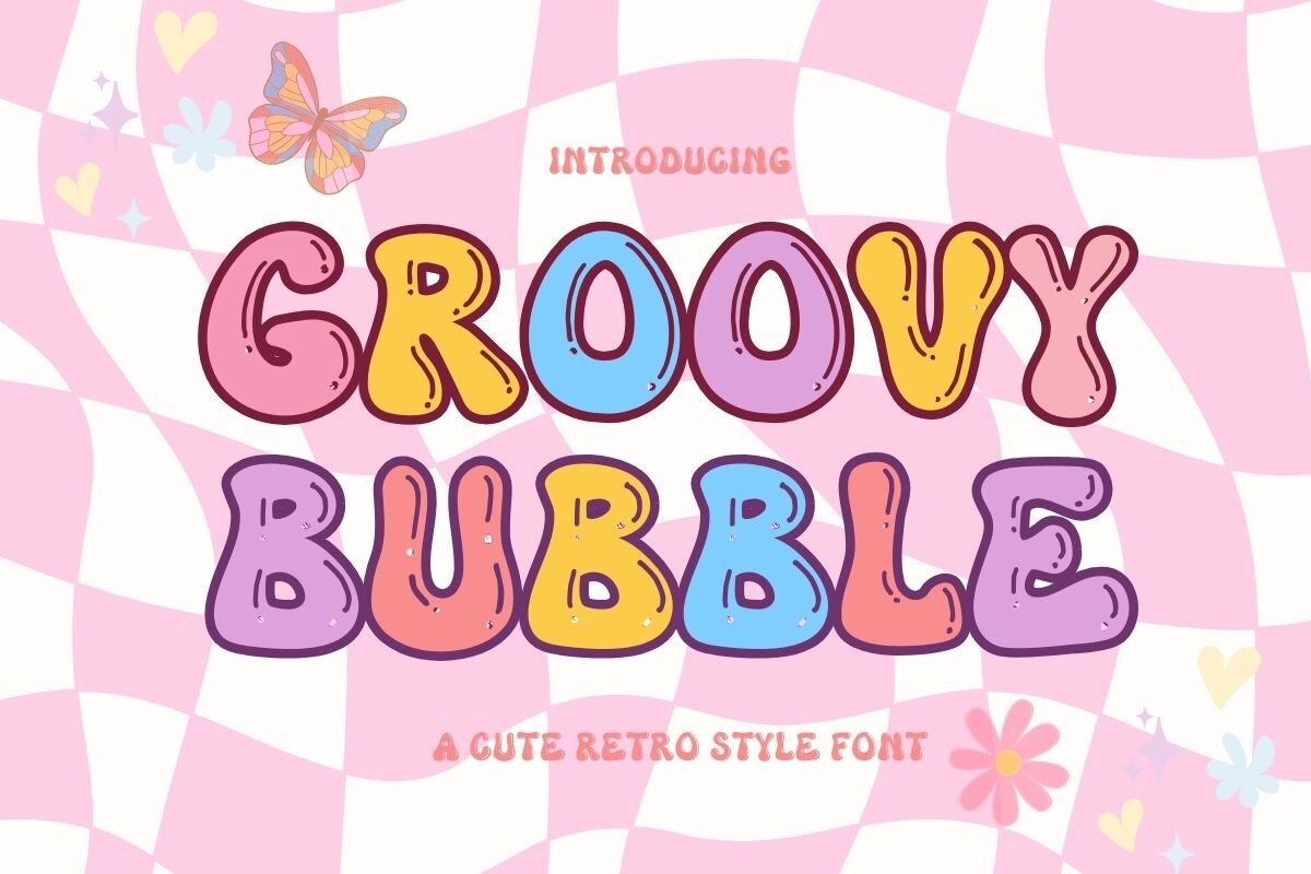 Font Groovy Bubble