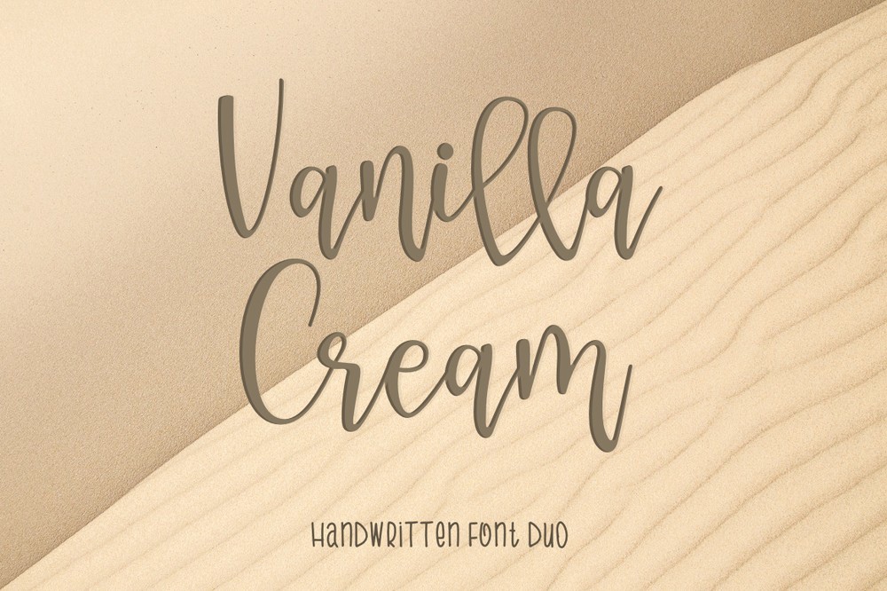 Font Vanilla Cream