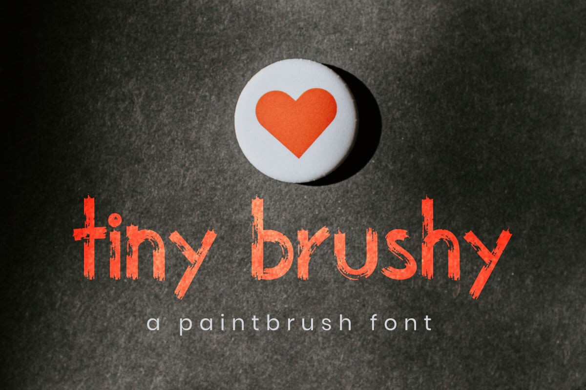 Font Tiny Brushy