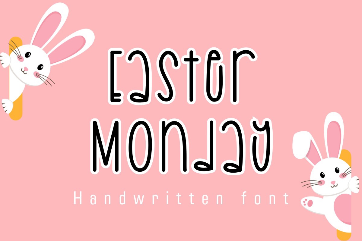 Font Easter Monday