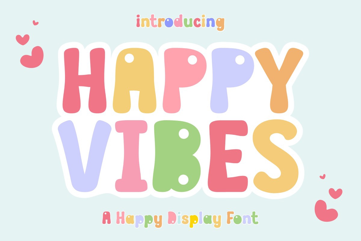 Font Happy Vibes