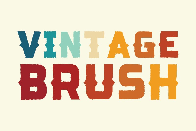 Font Vintage Brush