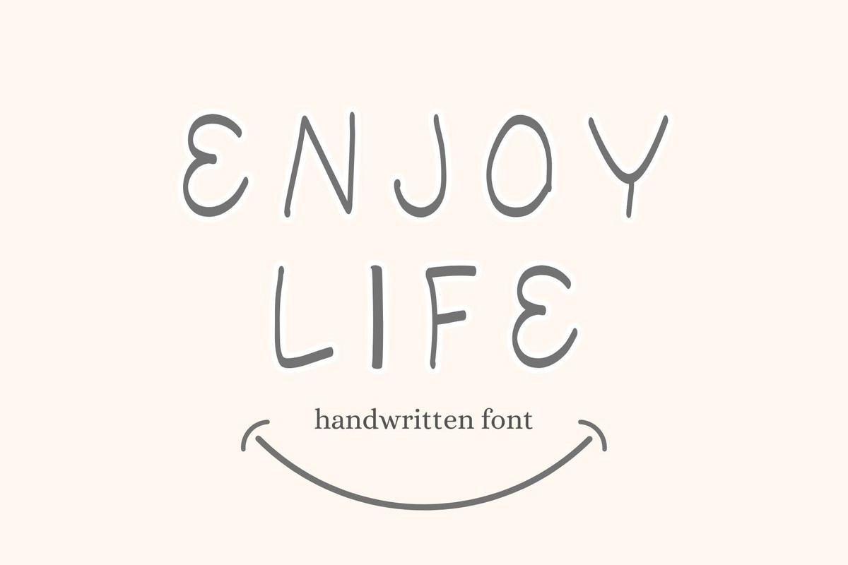 Font Enjoy Life