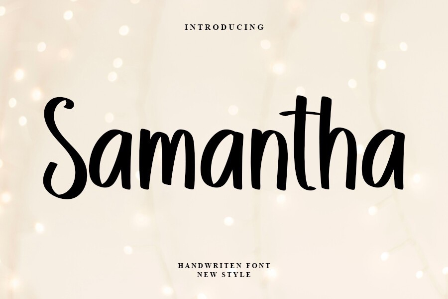 Font Samantha