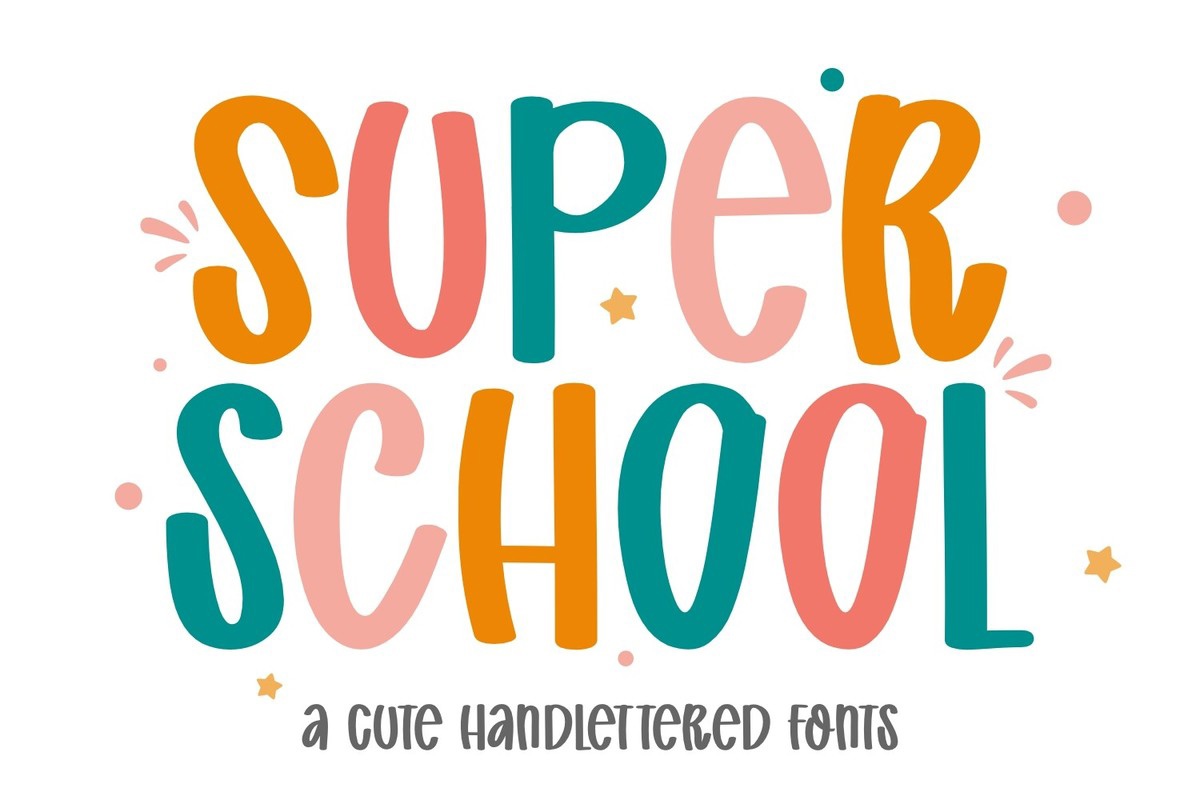 Font Super School