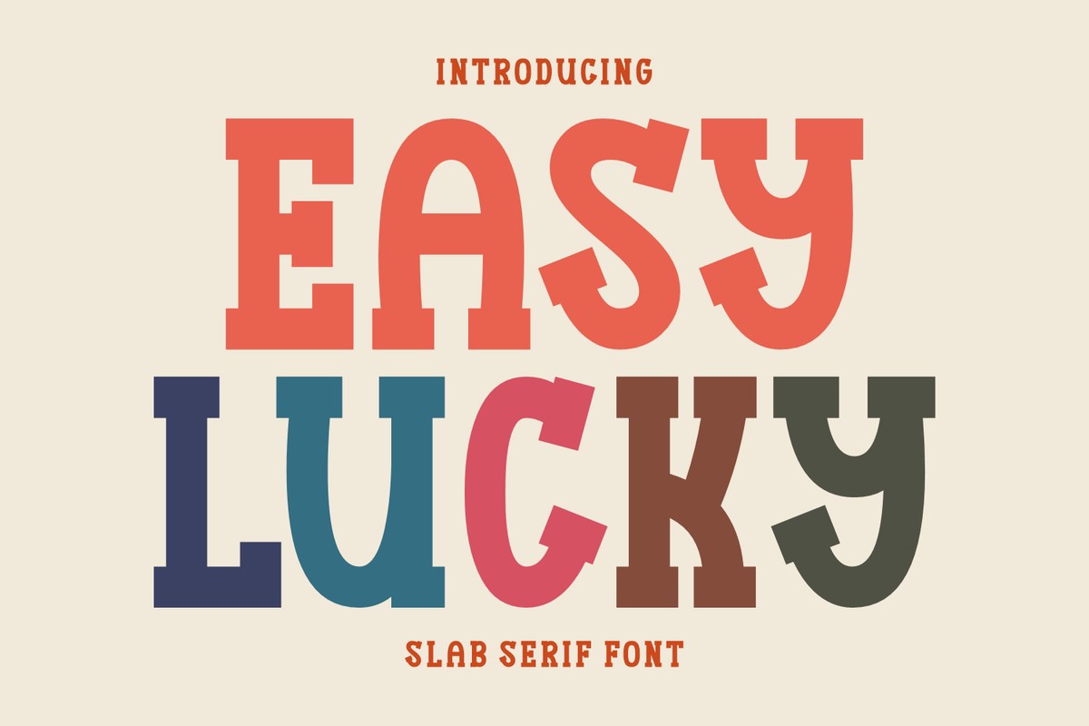 Font Easy Lucky