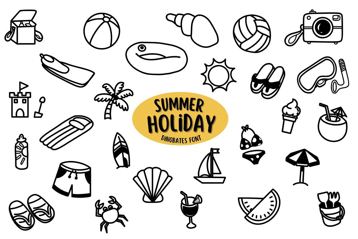 Font Summer Holiday