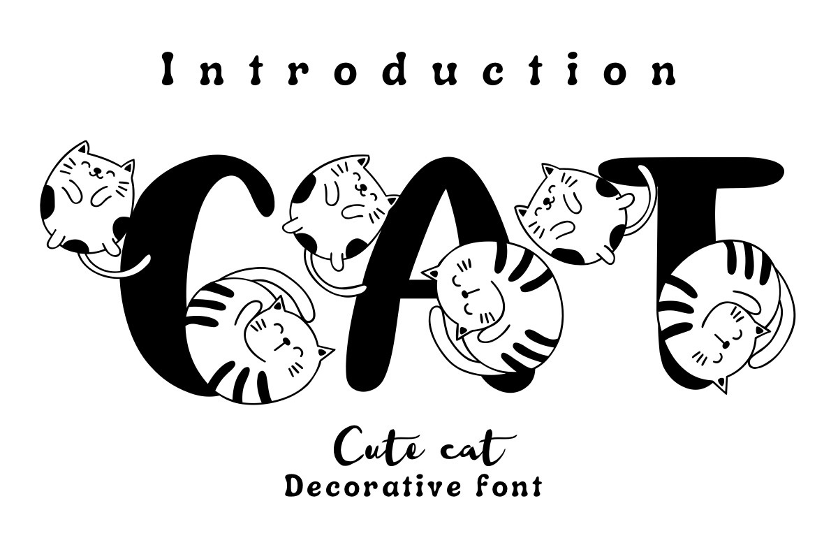 Font Cute Cat