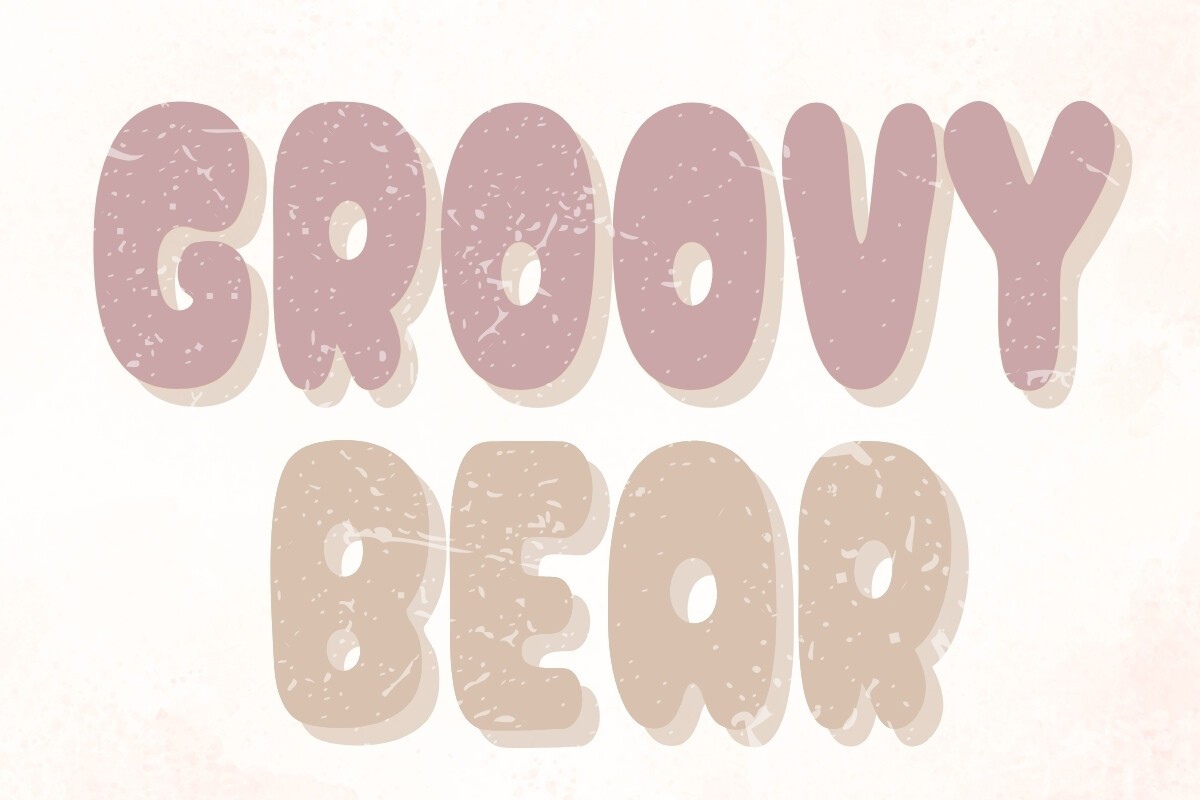 Font Groovy Bear