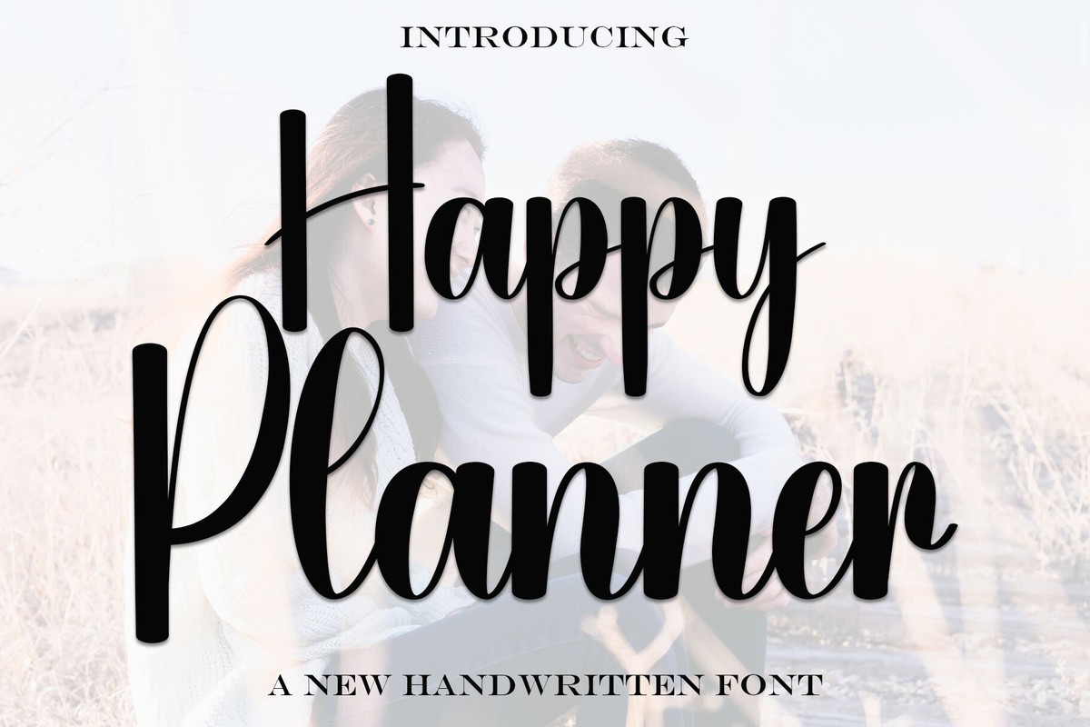 Font Happy Planner