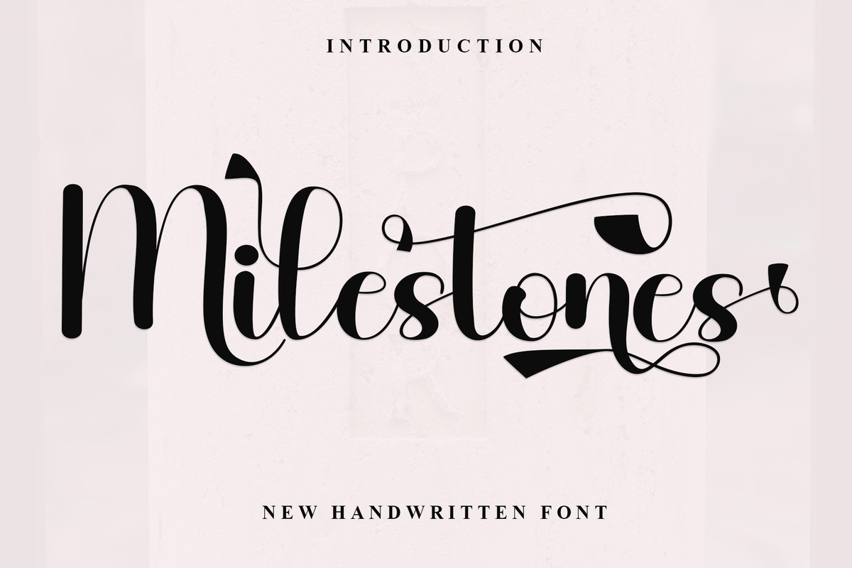 Font Milestones