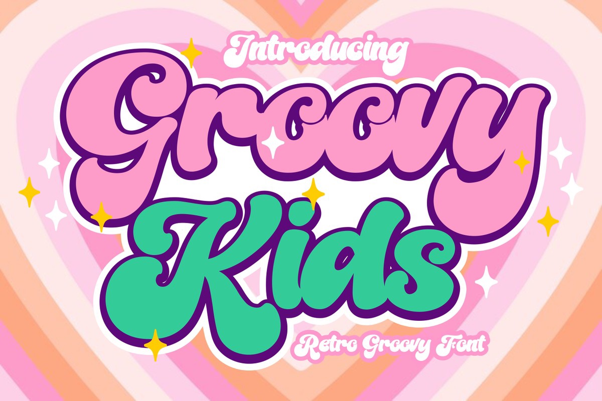 Font Groovy Kids