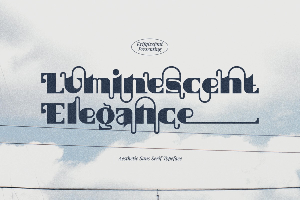 Font Luminescent Elegance