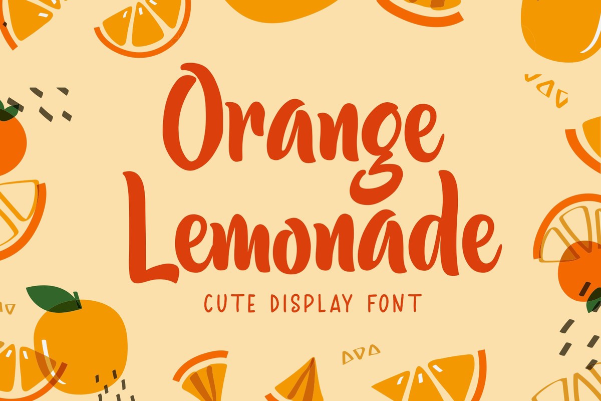 Font Orange Lemonade