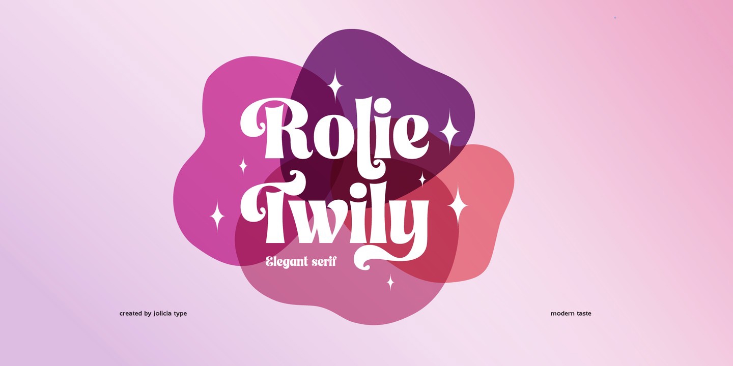 Font Rolie Twily