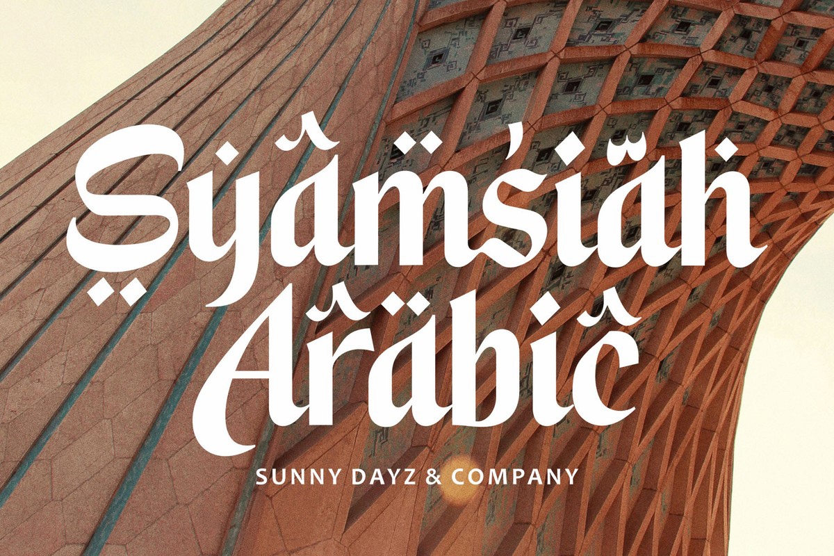 Font Syamsiah Arabic