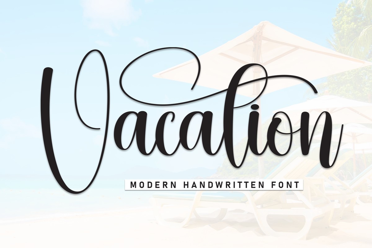 Font Vacation