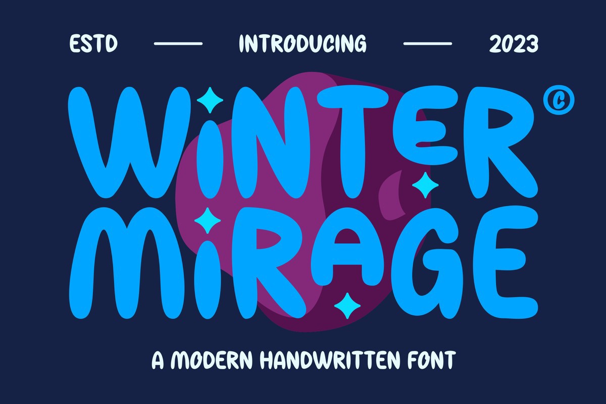 Font Winter Mirage