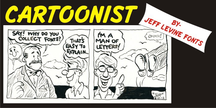 Font Cartoonist JNL