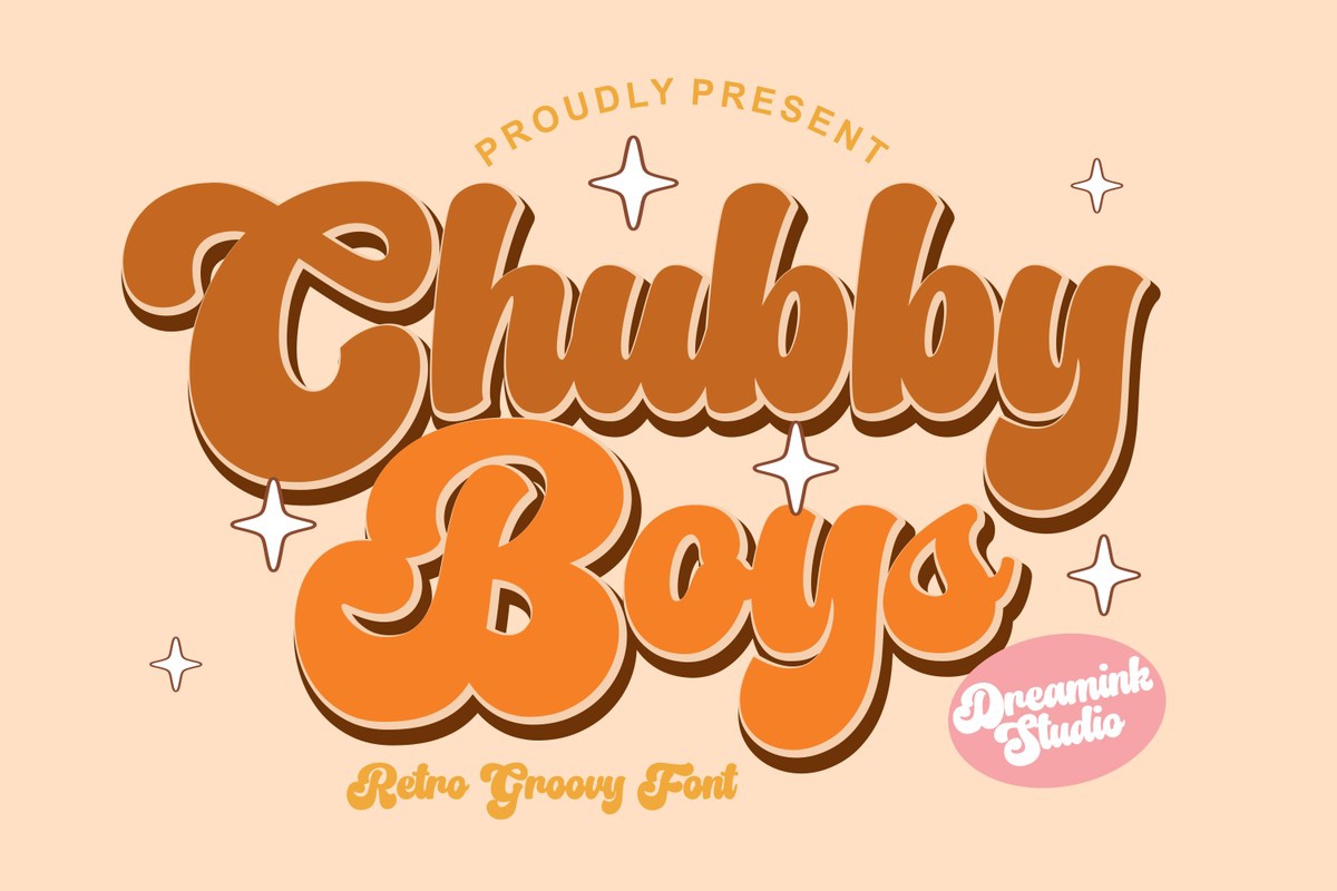 Font Chubby Boys