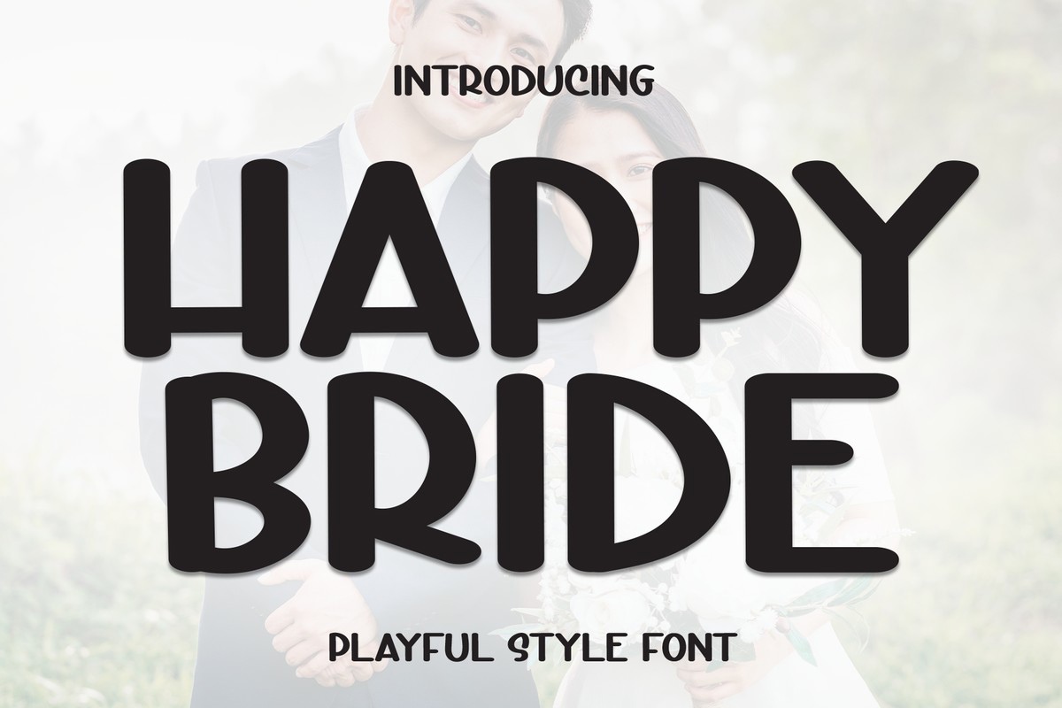 Font Happy Bride