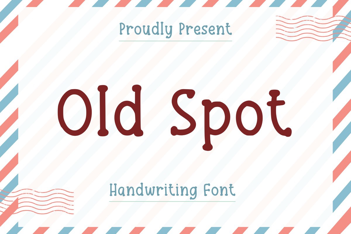 Font Old Spot