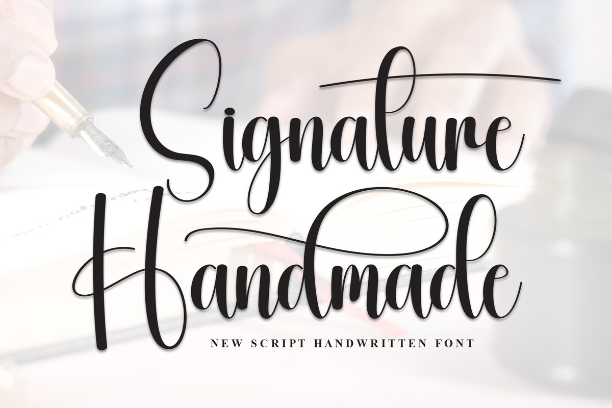 Font Signature Handmade