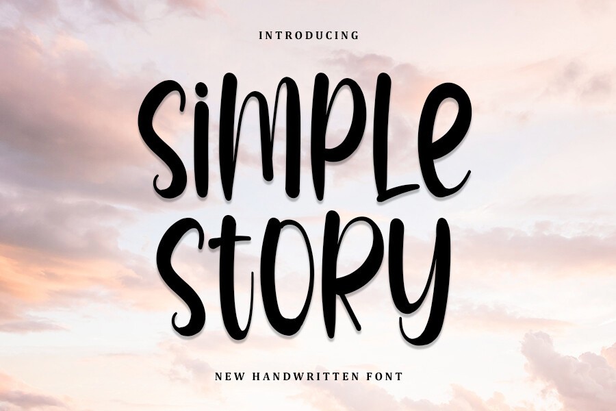 Font Simple Story