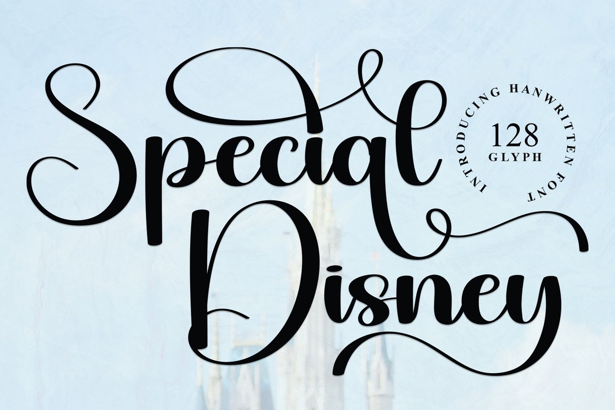 Font Special Disney