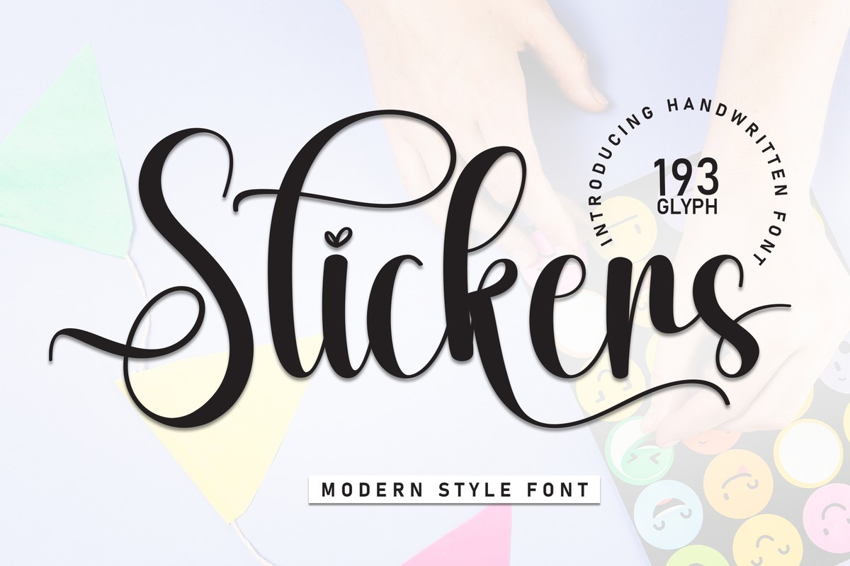 Font Stickers