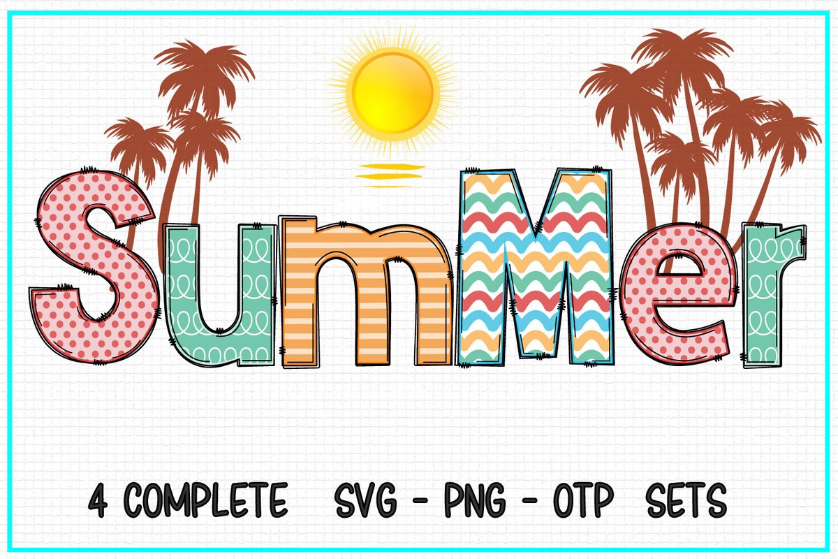 Font Summer Clip