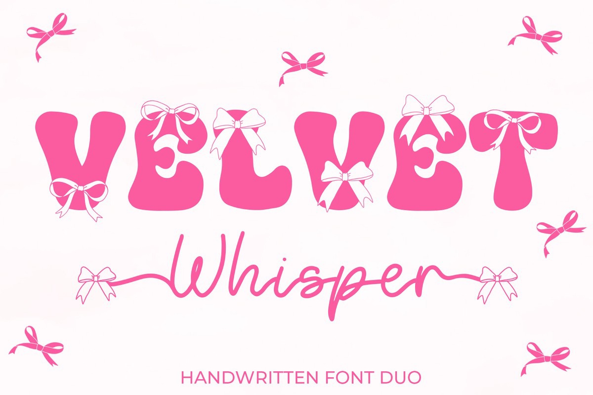 Font Velvet Whisper