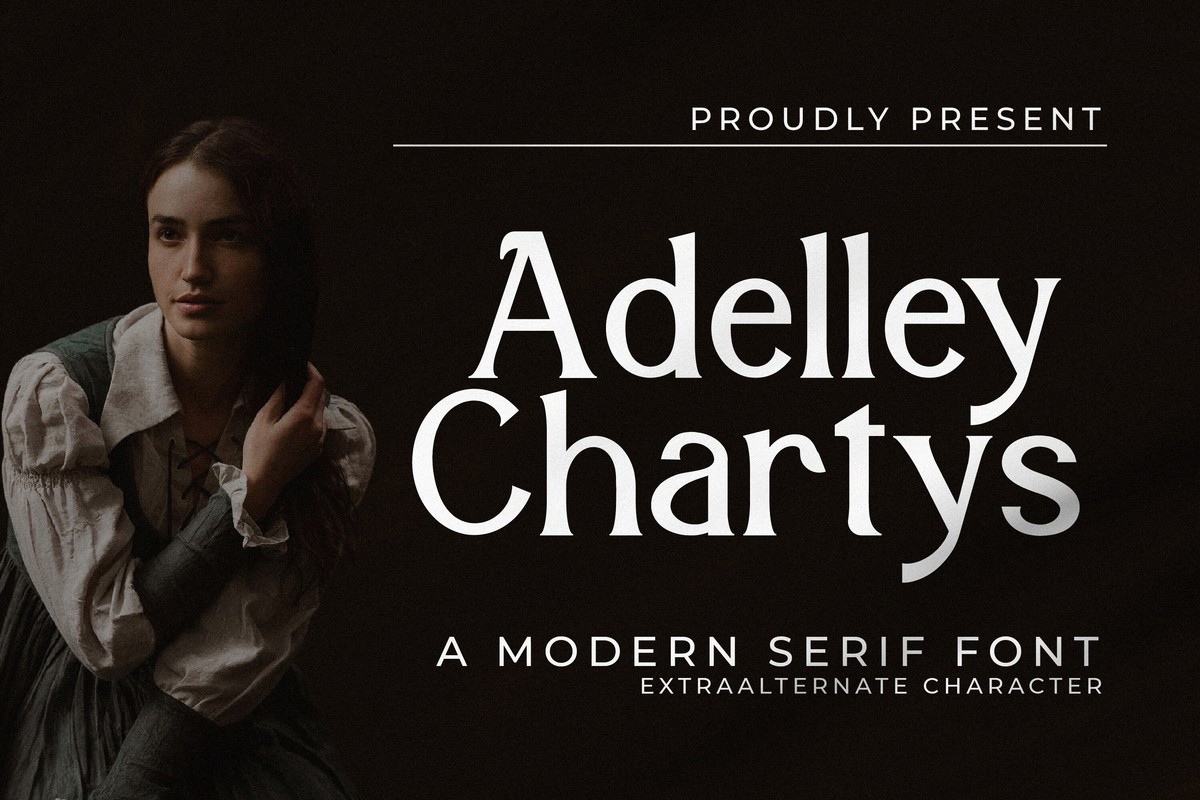 Font Adelley Chartys