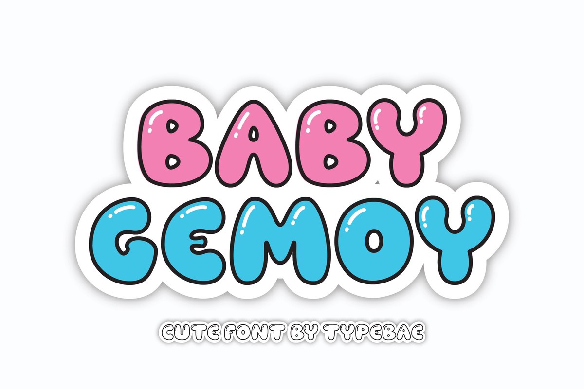 Font Baby Gemoy