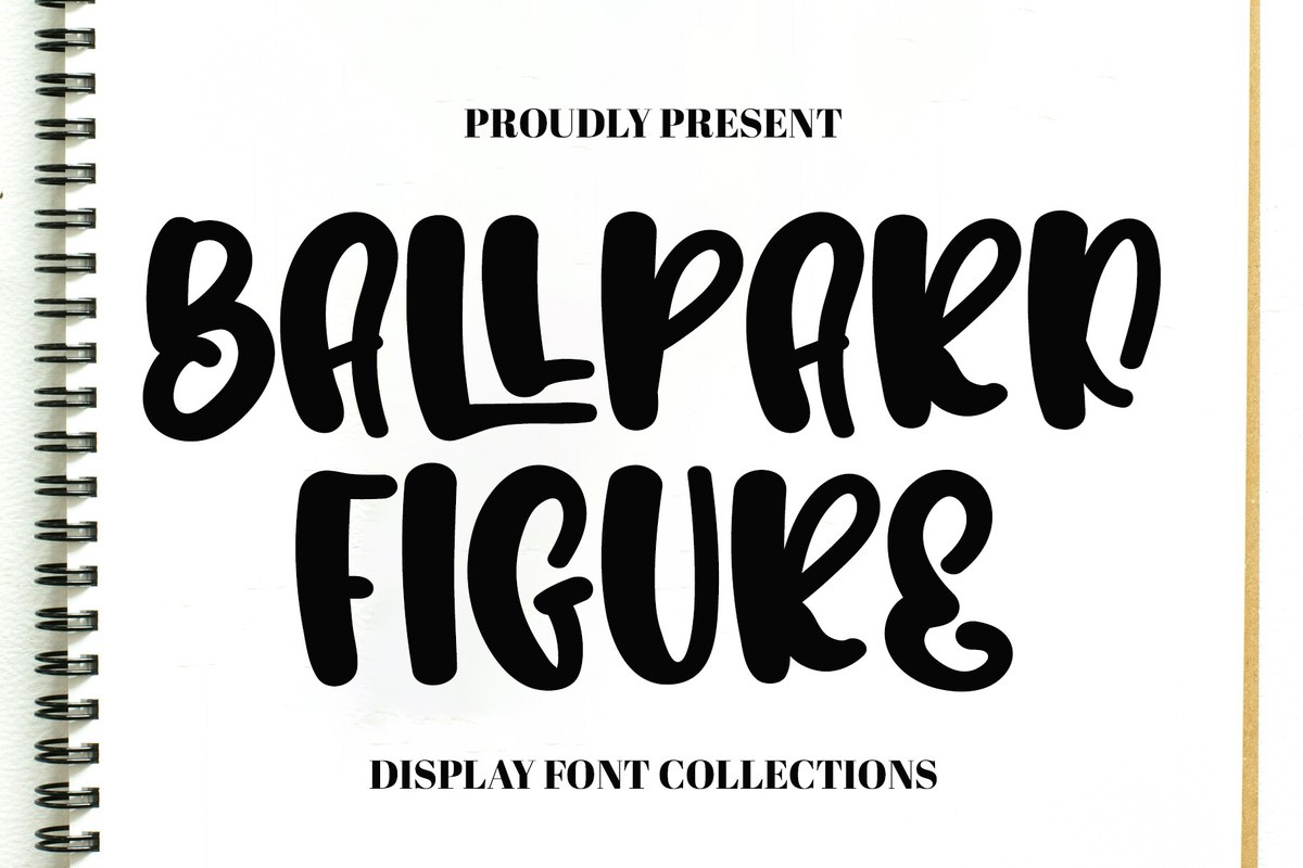 Font Ballpark Figure