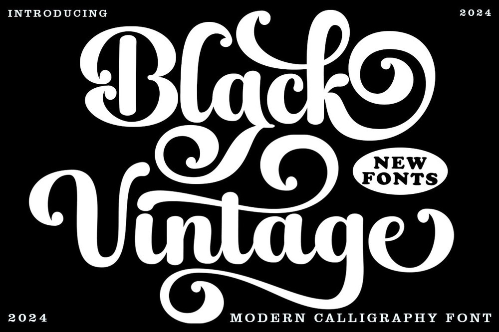 Font Black Vintage