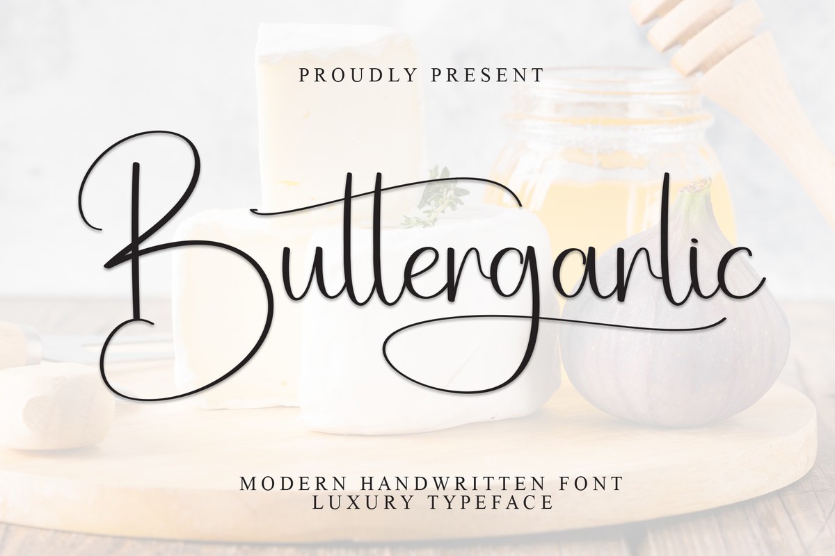 Font Buttergarlic