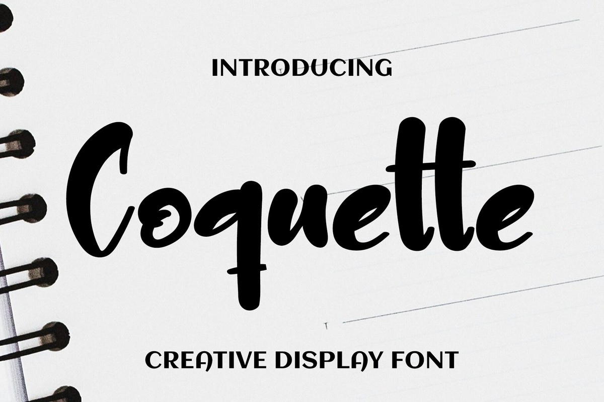 Font Coquette