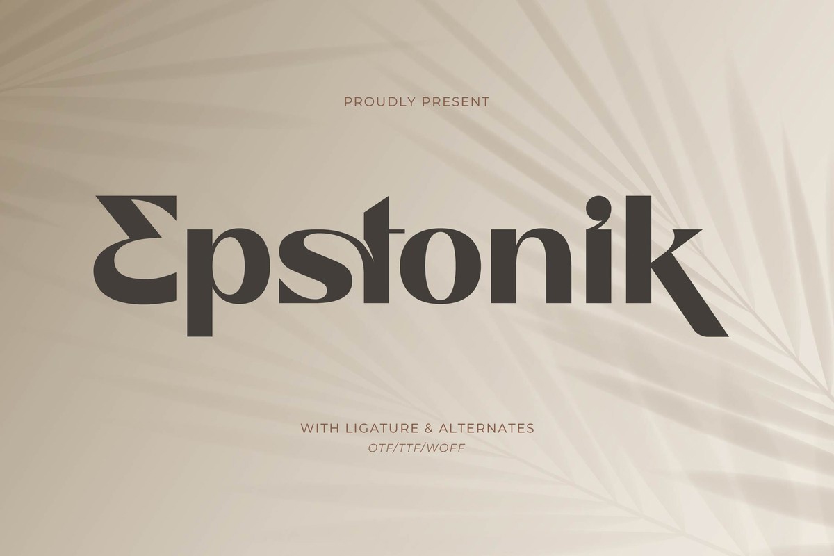 Font Epstonik