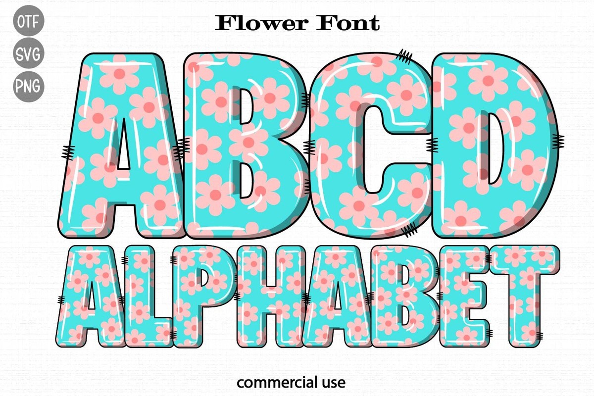 Font Flower Font