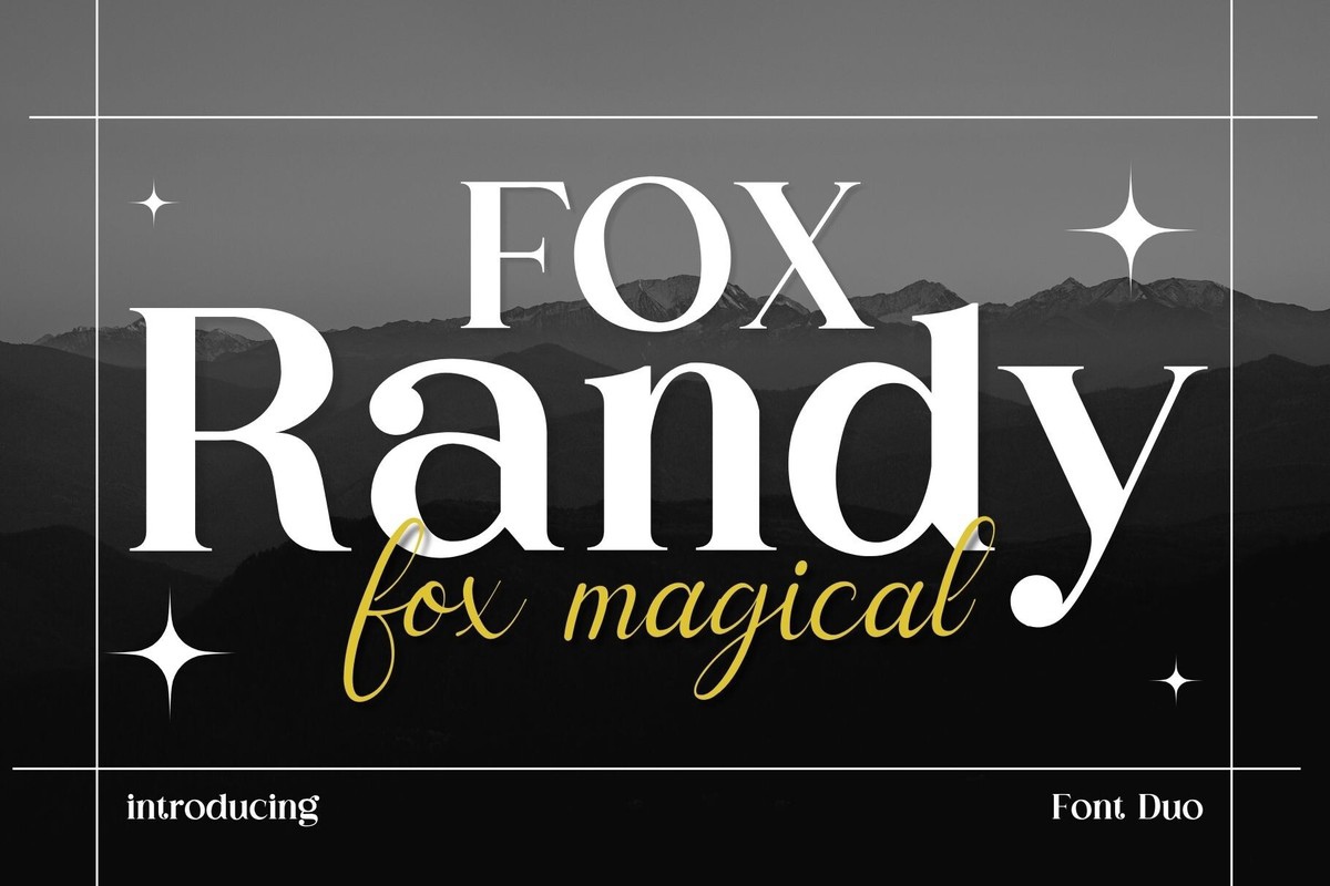 Font Fox Randy and Fox Magical