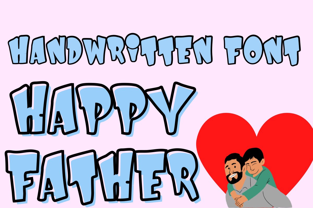 Font Happy Father