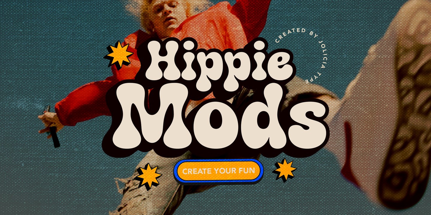 Font Hippie Mods