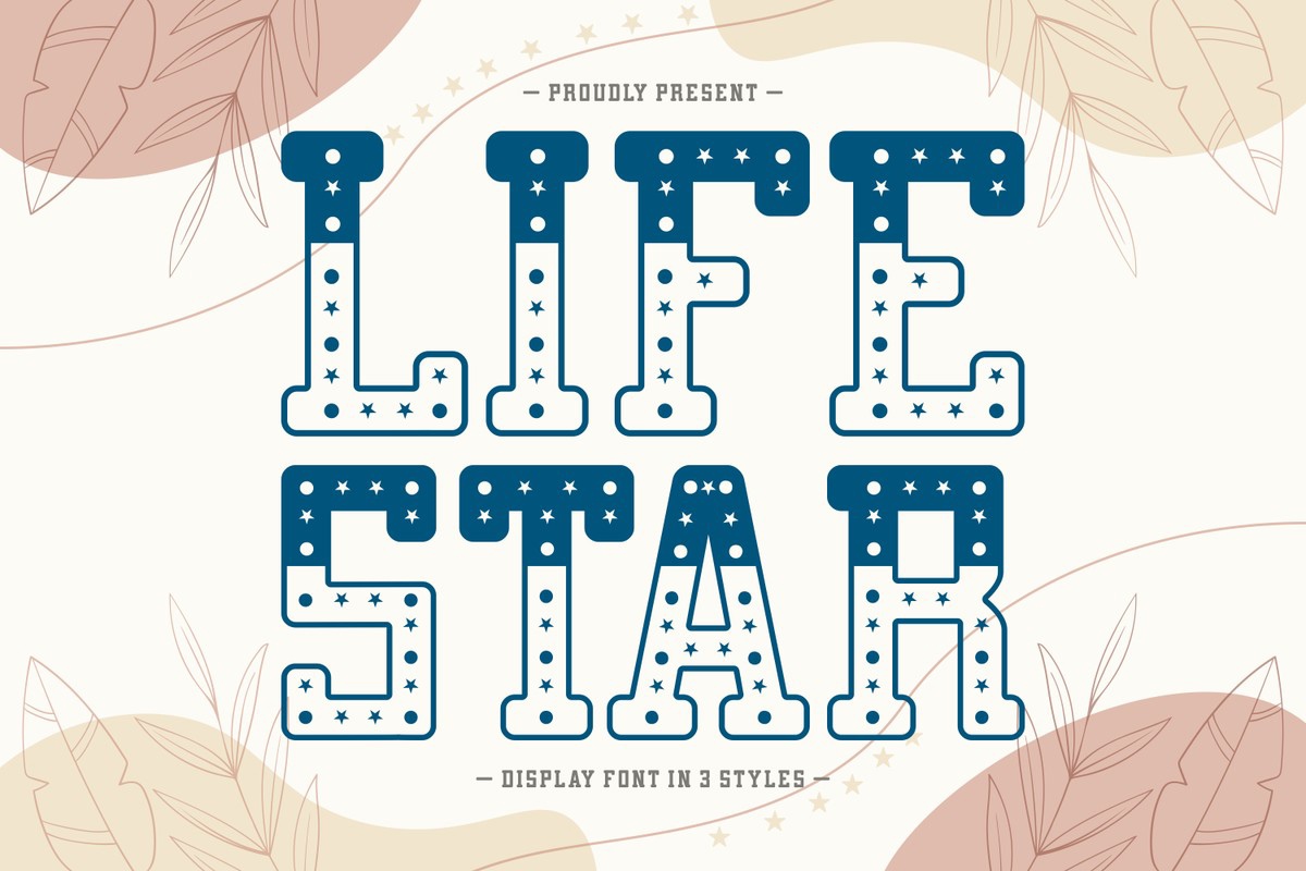 Font Life Star