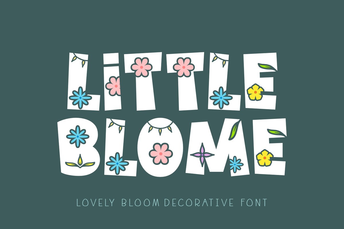 Font Little Blome