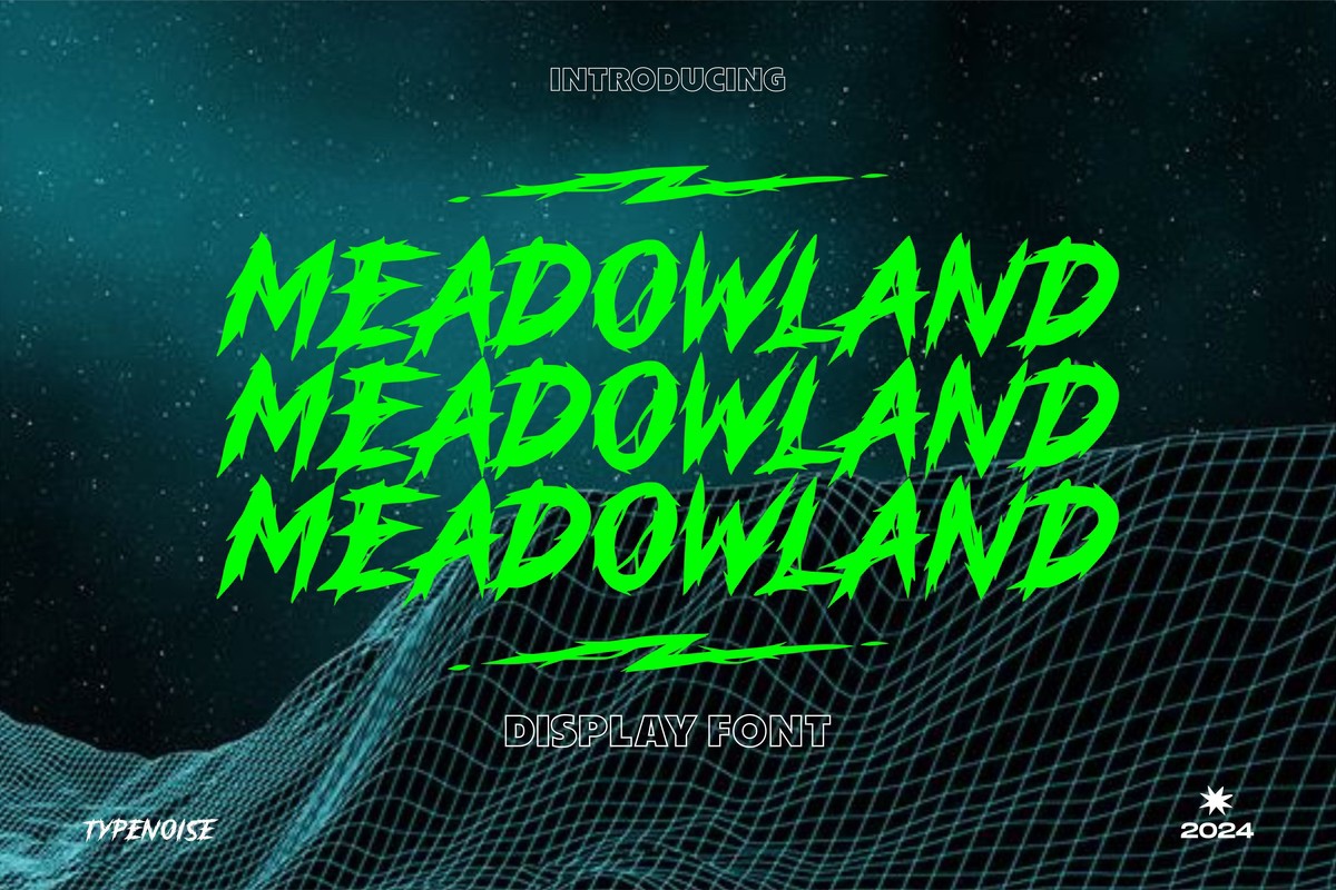 Font Meadowland