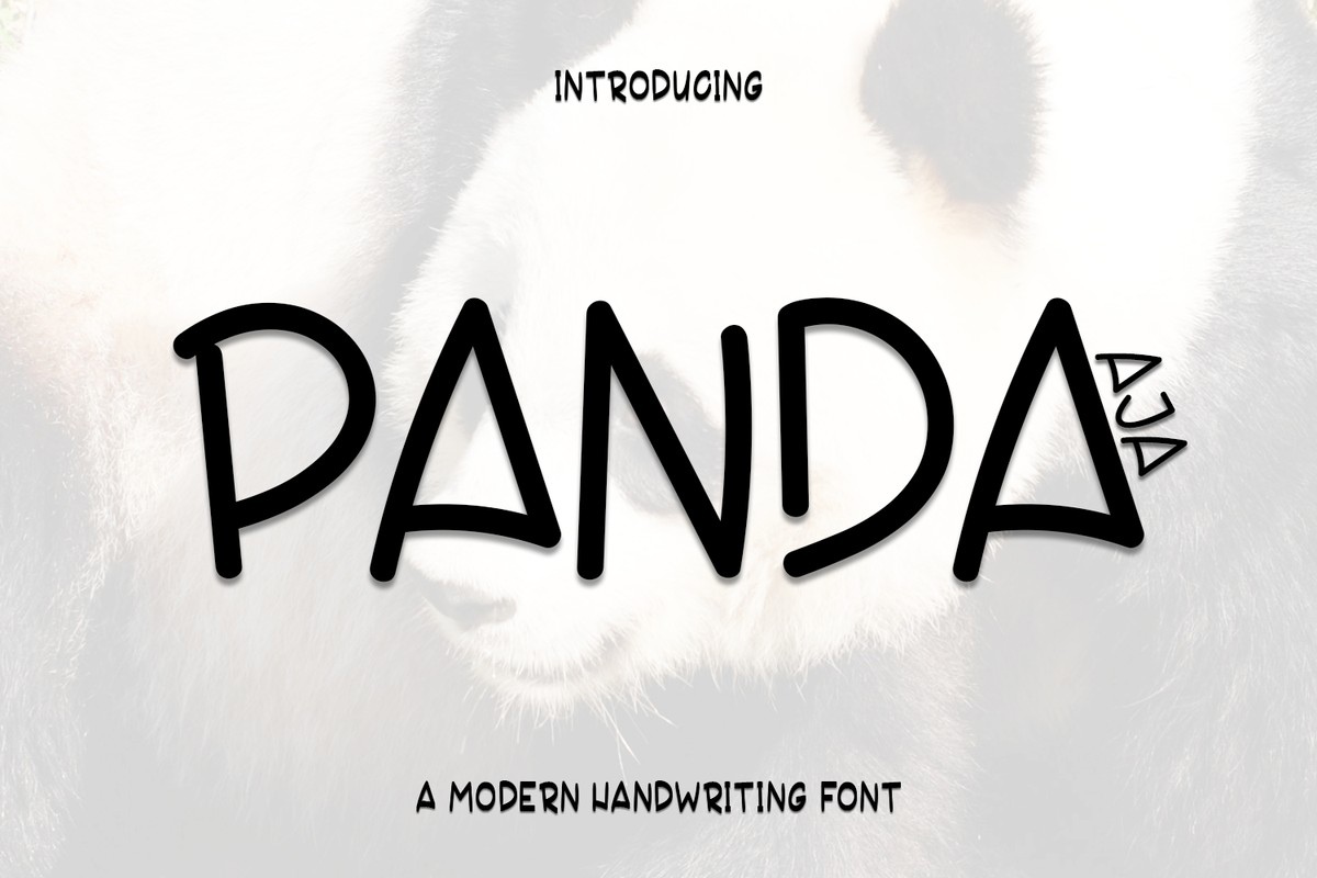 Font Panda Aja