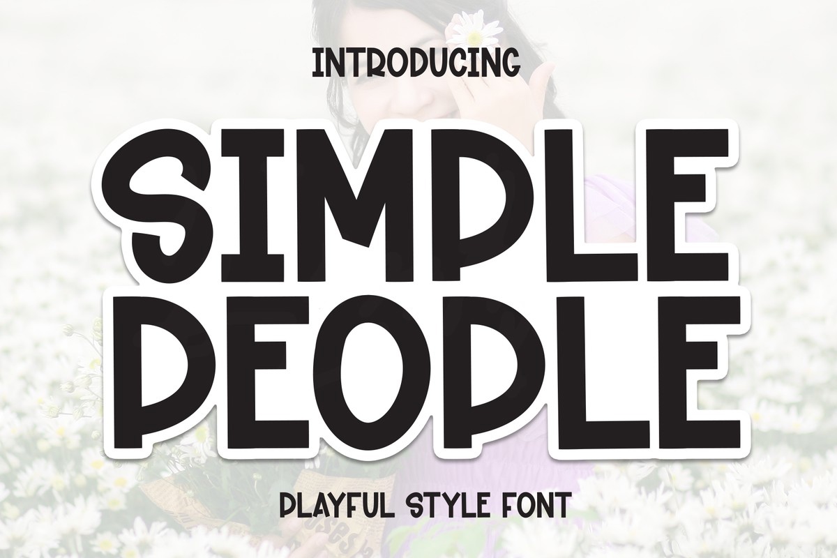 Font Simple People