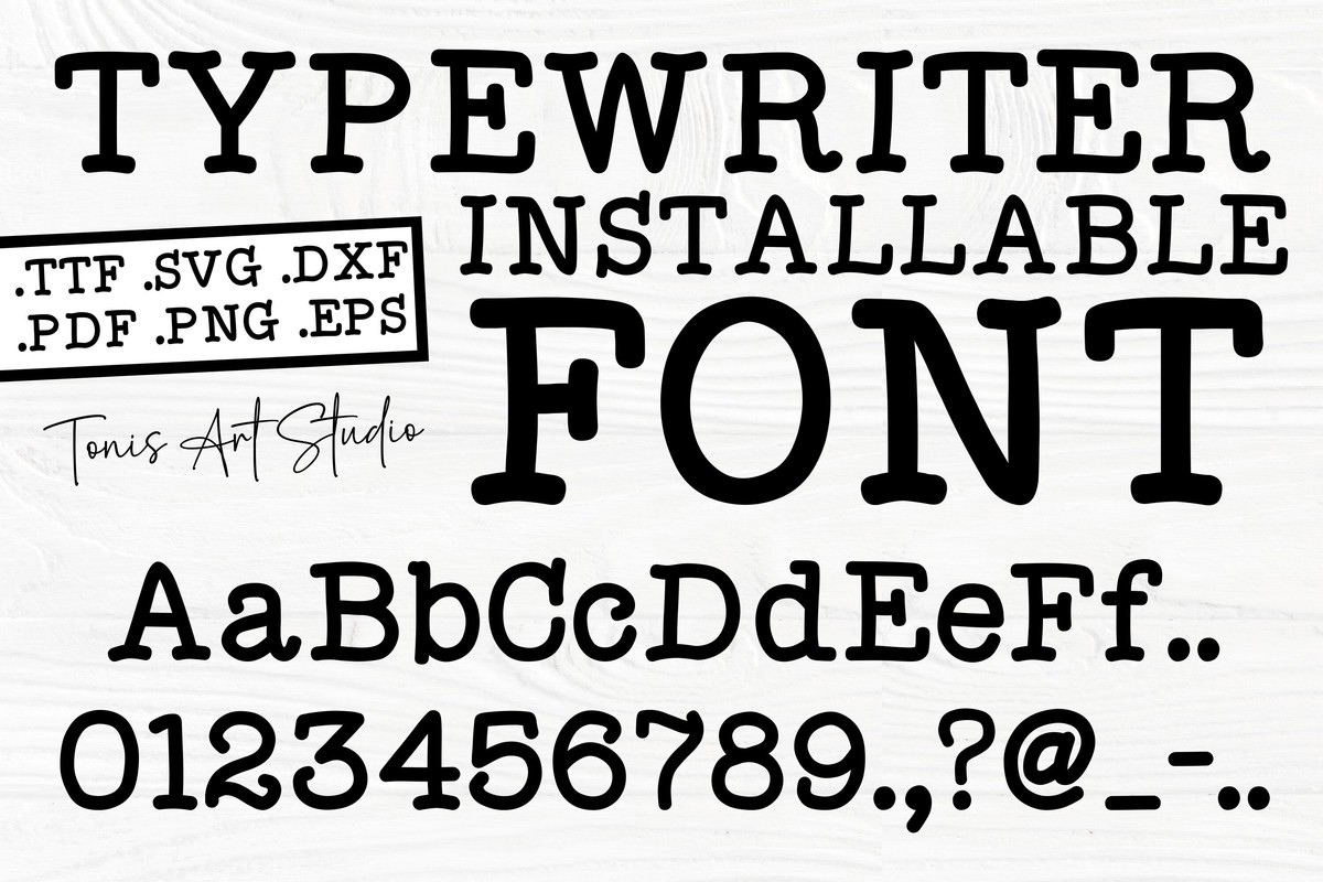 Font AB Typewriter