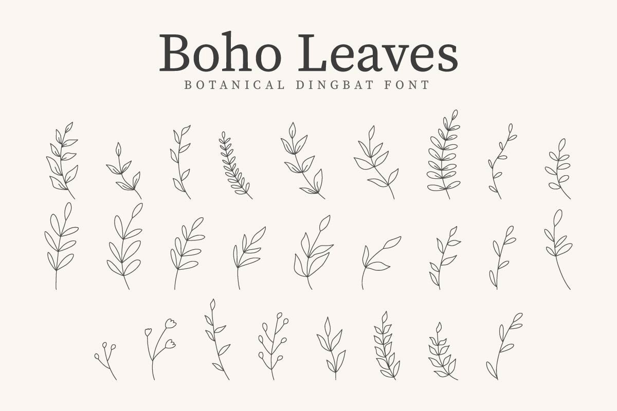 Boho Leaves